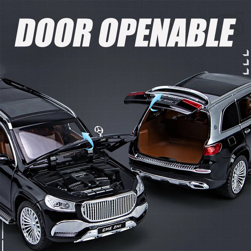 ماکت ماشین چه ژی مدل benz gls600 - مشکی