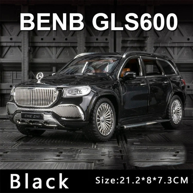 ماکت ماشین چه ژی مدل benz gls600 - مشکی