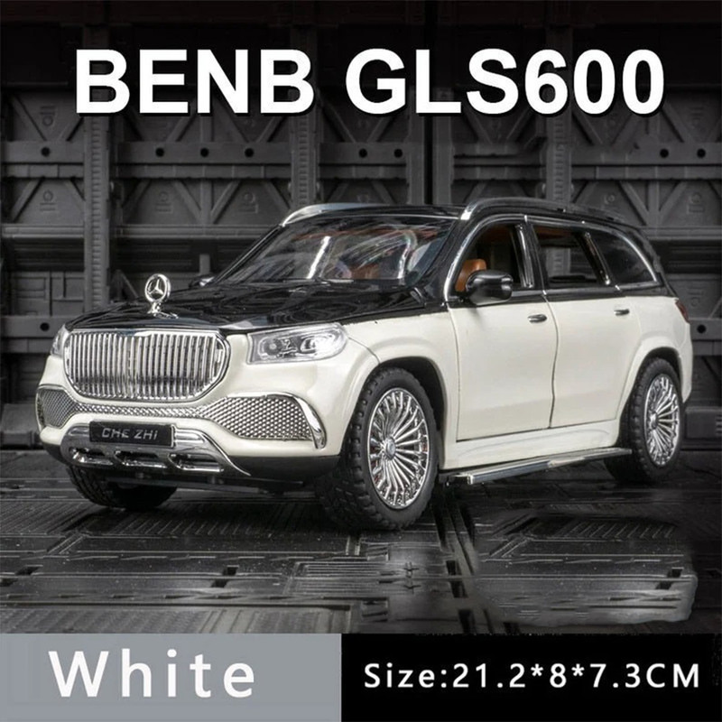 ماکت ماشین چه ژی مدل benz gls600 - مشکی