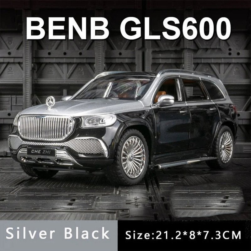 ماکت ماشین چه ژی مدل benz gls600 - مشکی